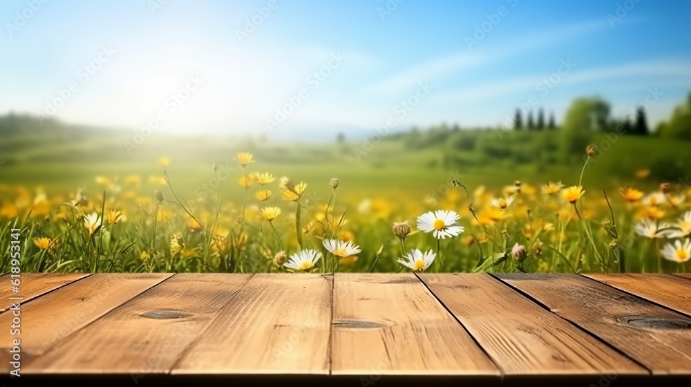 An illustration of spring-summer beautiful background with green, juicy ...