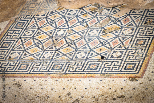 roman mosaics, ruins of caesarea, israel, roman landmark, herod, historical, middle east, 