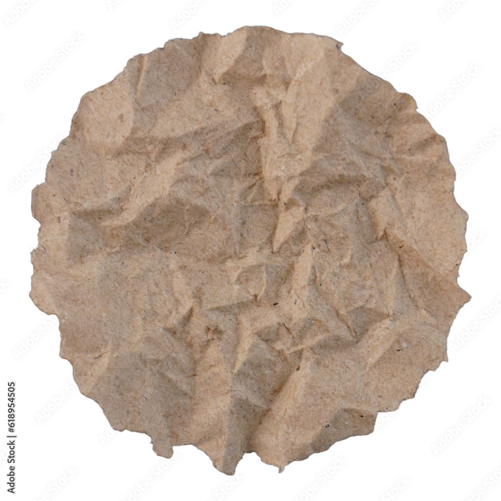 Brown Artwork Ripped Paper Circle Brown Artwork Ripped Paper Circle