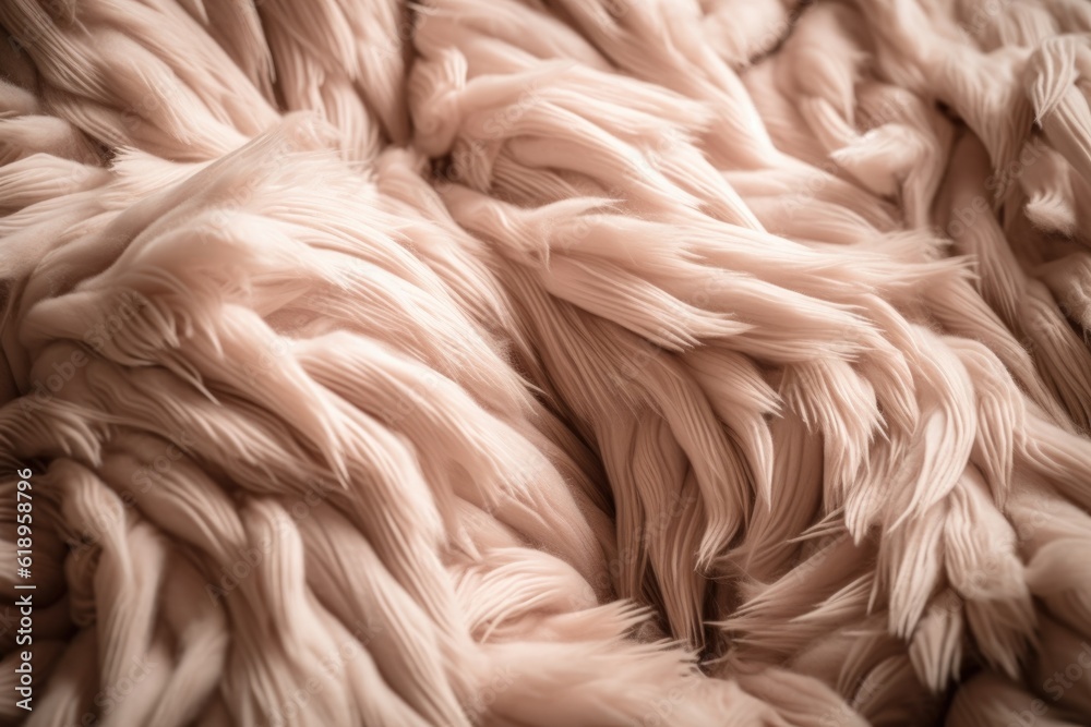 textural close-up of soft and fluffy fabric, created with generative ai textural close-up of soft and fluffy fabric, created with generative ai