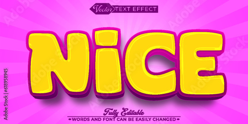 Cartoon Nice Editable Text Effect Template