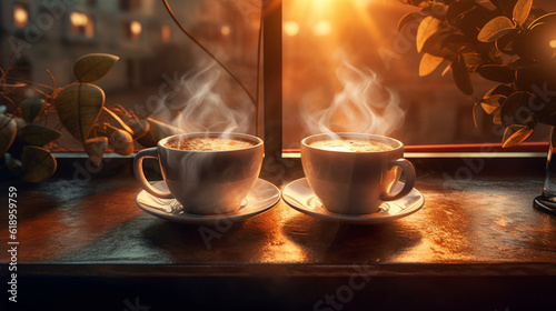 cup of coffee HD 8K wallpaper Stock Photographic Image
