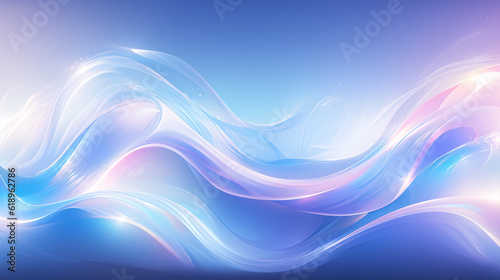 Abstract technology digital lighting futuristic glowing blue rays wave pattern background. blue abstract background