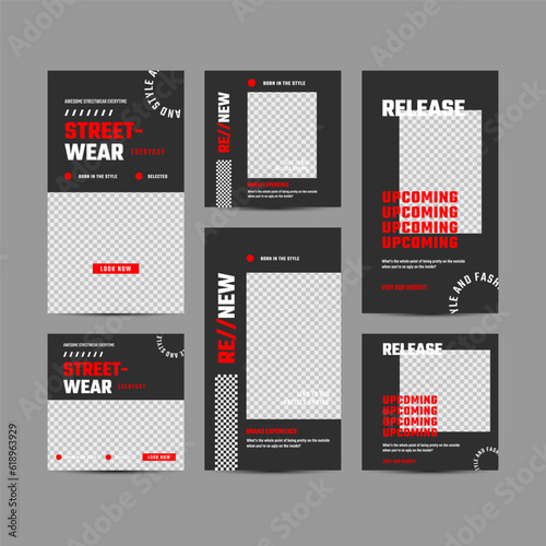 Social media post and story Banner Square Flyer Template Design. Editable Modern Template. Discount Promo Template.