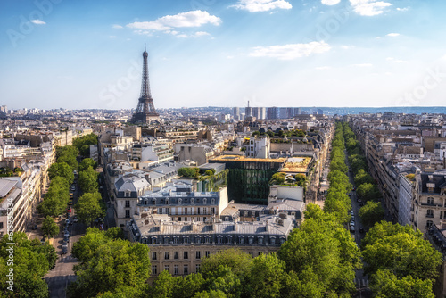Eiffel Tower from Arc de Triomphe © aaron90311