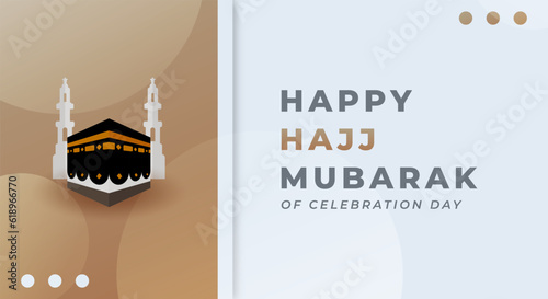 Hajj Mabrour Islamic Day Celebration Vector Design Illustration for Background, Poster, Banner, Advertising, Greeting Card