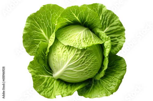 Photo cabbage top view