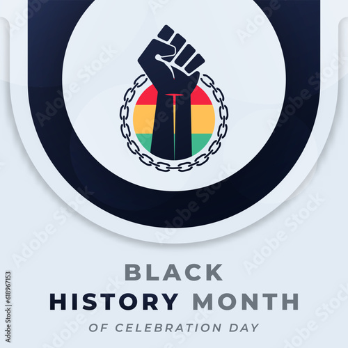 Black History Month Celebration Vector Design Illustration for Background, Poster, Banner, Advertising, Greeting Card