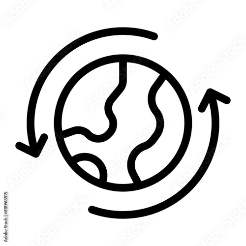 global distributor line icon