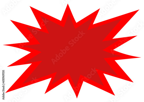 red star burst