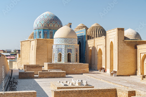 Cuadro en lienzo Awesome view of the Shah-i-Zinda Ensemble, Samarkand, Uzbekistan