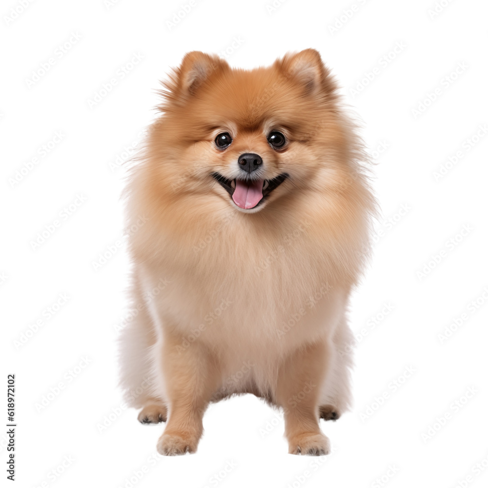 pomeranian puppy isolated on white pomeranian puppy isolated on white