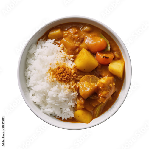 curry rice with chicken