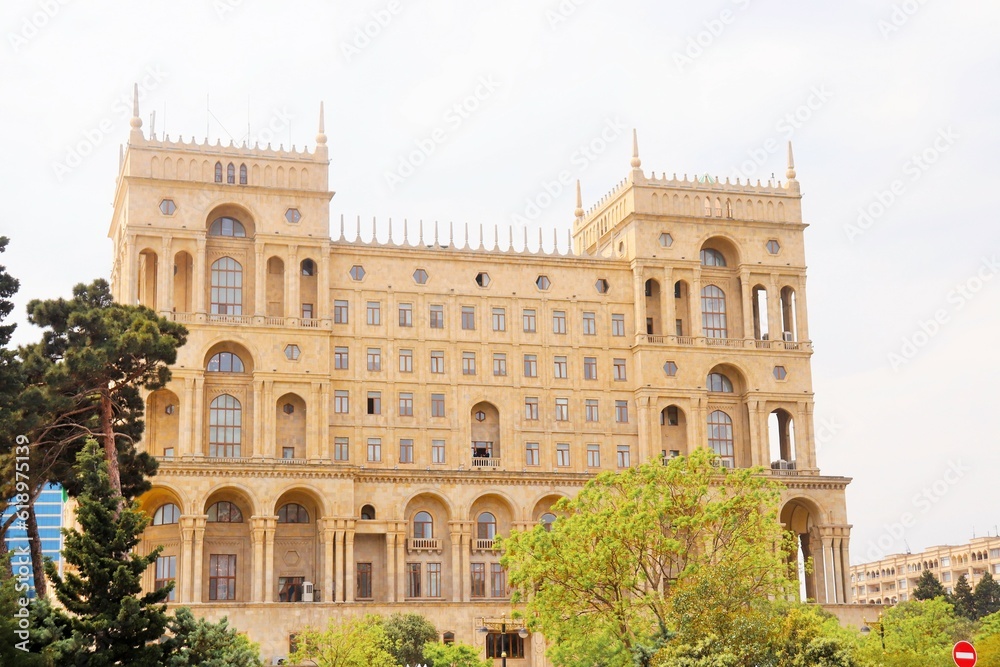 Administrative building in Stalin's Empire style