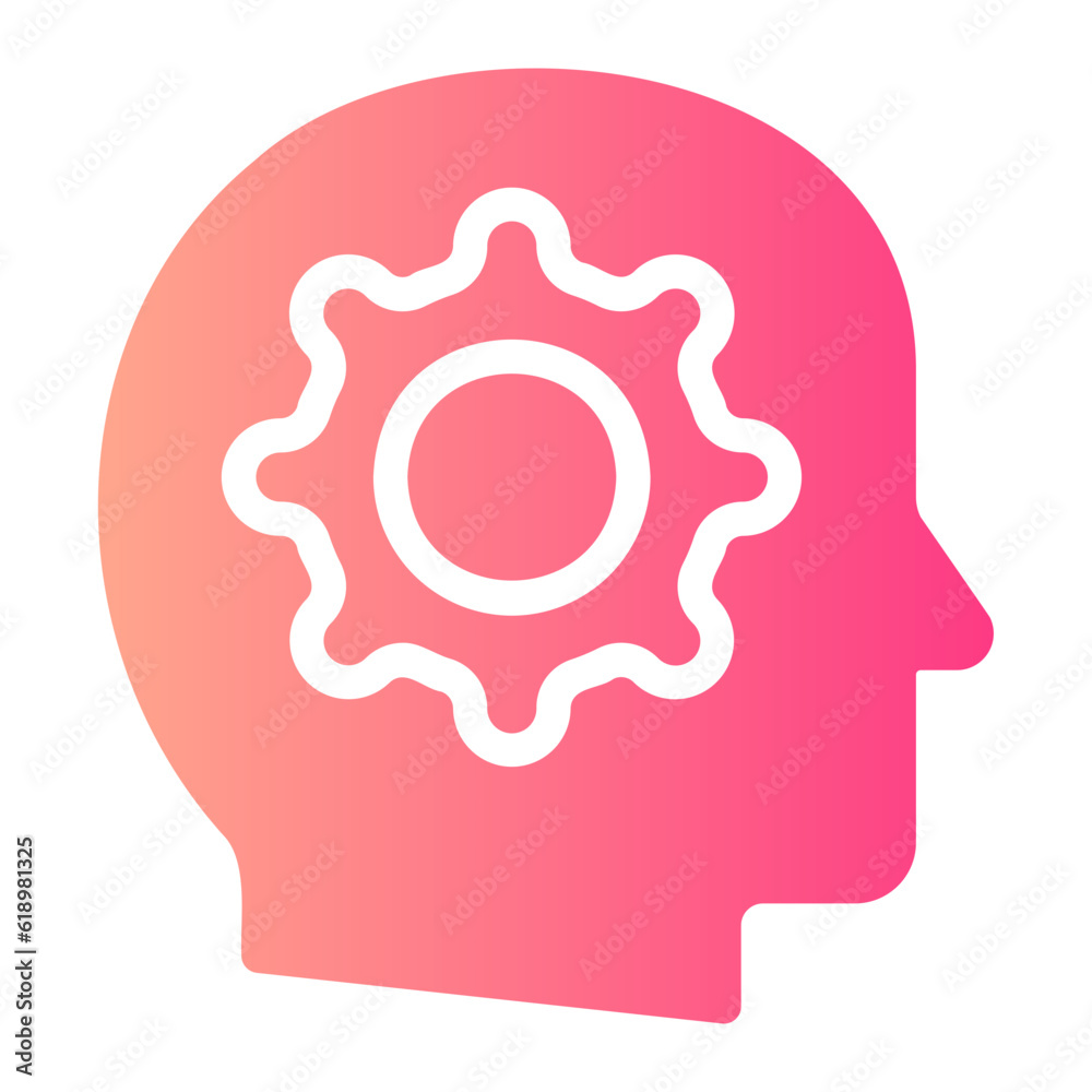 mind gradient icon