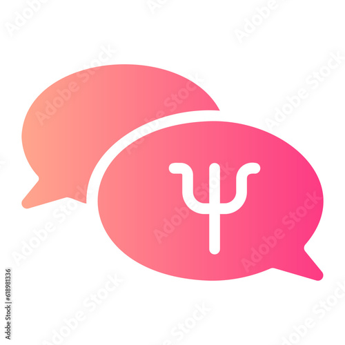 psychotherapy gradient icon