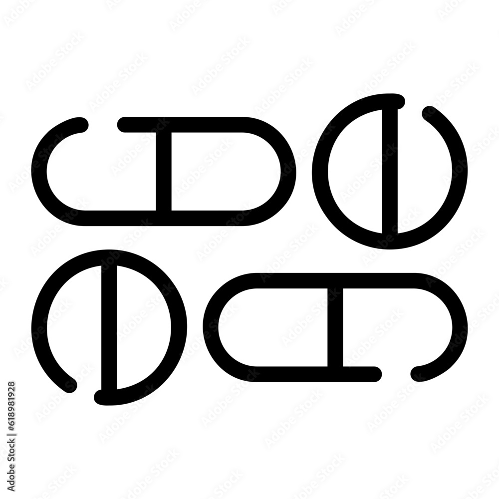 pills line icon pills line icon