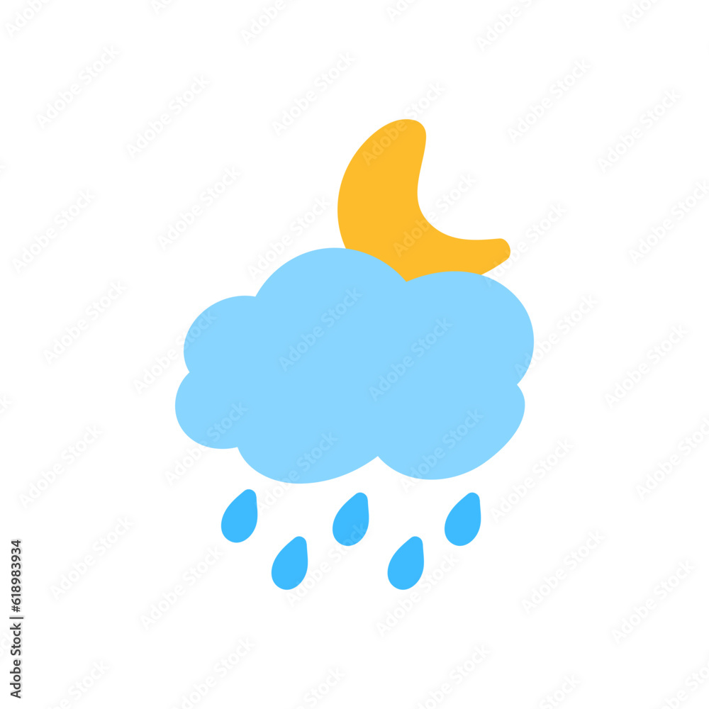 weather icon set sun rain thunderstorm dew wind snow cloud night sky for forecast weather icon set sun rain thunderstorm dew wind snow cloud night sky for forecast