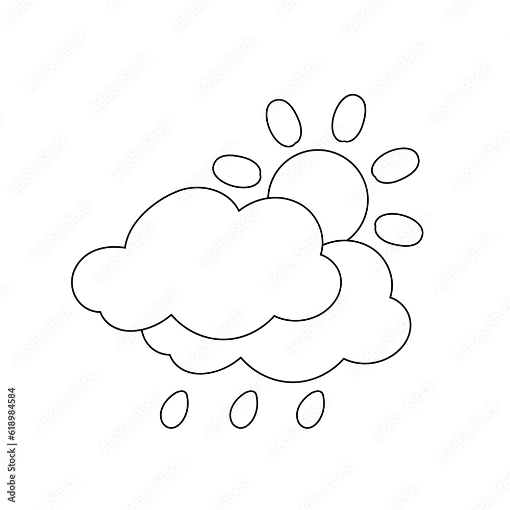 weather icon set sun rain thunderstorm dew wind snow cloud night sky for forecast weather icon set sun rain thunderstorm dew wind snow cloud night sky for forecast