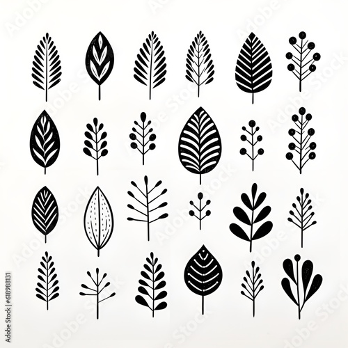 Monochromatic narratives: exploring the stories of black and white foliage