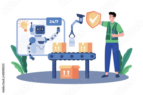 AI improves efficiency in various industries.
