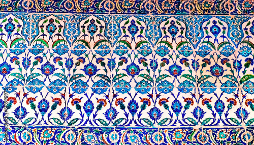 Blue Mosque Basilica Decorations Istanbul Turkey