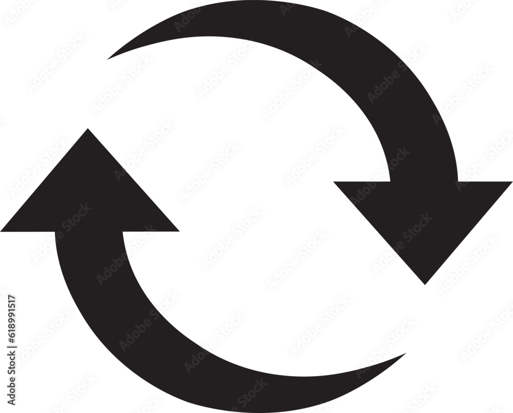 Update arrow icon. Replay arrow icon. Reload icon. Update arrow icon. Replay arrow icon. Reload icon.