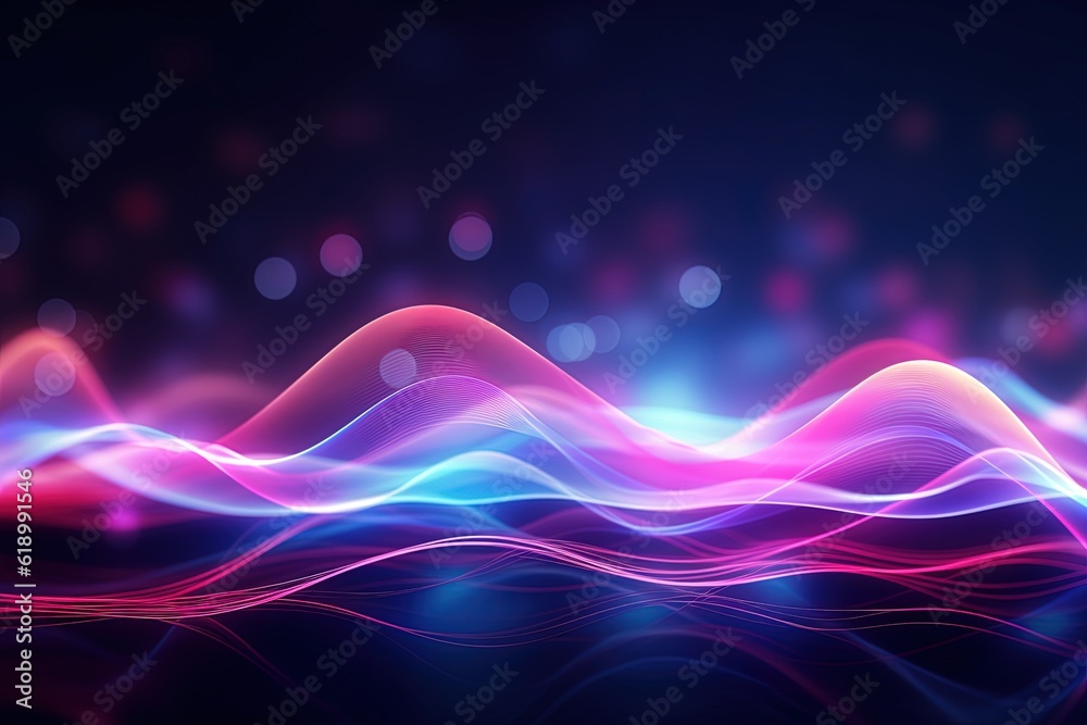 abstract futuristic background with pink blue glowing neon moving high speed wave lines and bokeh lights. Data transfer concept Fantastic wallpaper abstract futuristic background with pink blue glowing neon moving high speed wave lines and bokeh lights. Data transfer concept Fantastic wallpaper