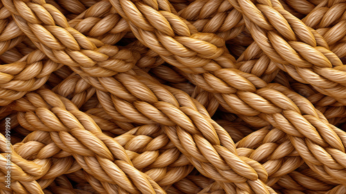 Close up of a brown rope background.
