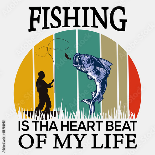 Cast Away the Worries Fishing Escape T-Shirt