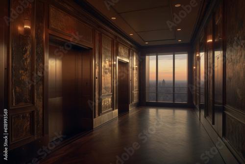 elevator interiors. generative ai, ai. © alas_spb