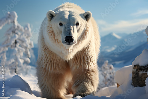 Beautiful polar bear portrait © Jeremy