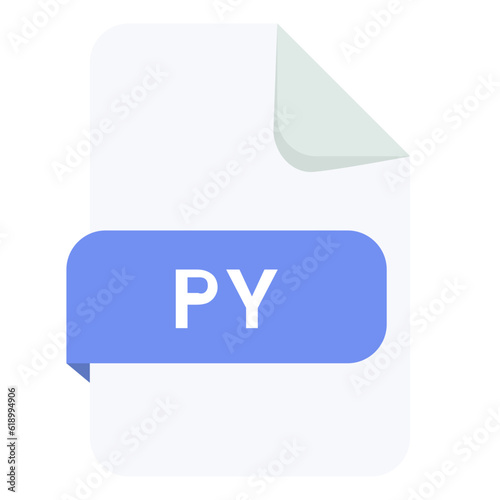 File Type py with paper folds