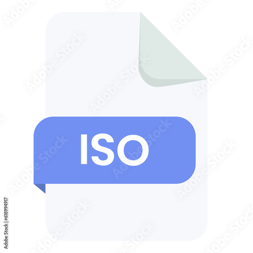File Type iso with paper folds