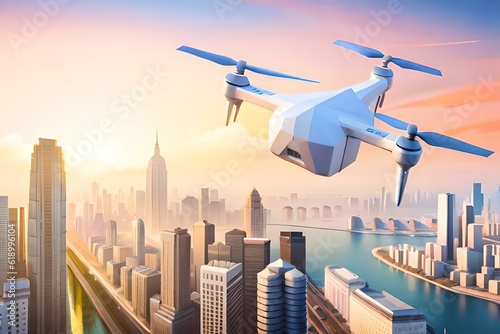 drone transport comfortable generativeAI