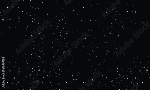 Black stars sky background  Starlight wallpaper design  White dots background design