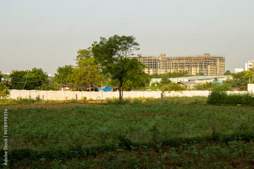 Conversion of agriculture field into building block has increased the cost of food, Hyderabad, Telangana, India