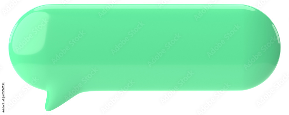 Speech bubble. Chat bubble. 3D illustration. Speech bubble. Chat bubble. 3D illustration.