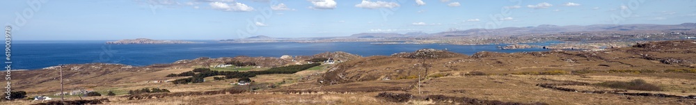 Panorama - aranmore Island - Arainn Mhor - Donegal - Ireland