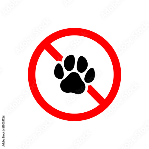 No animal icon template illustration