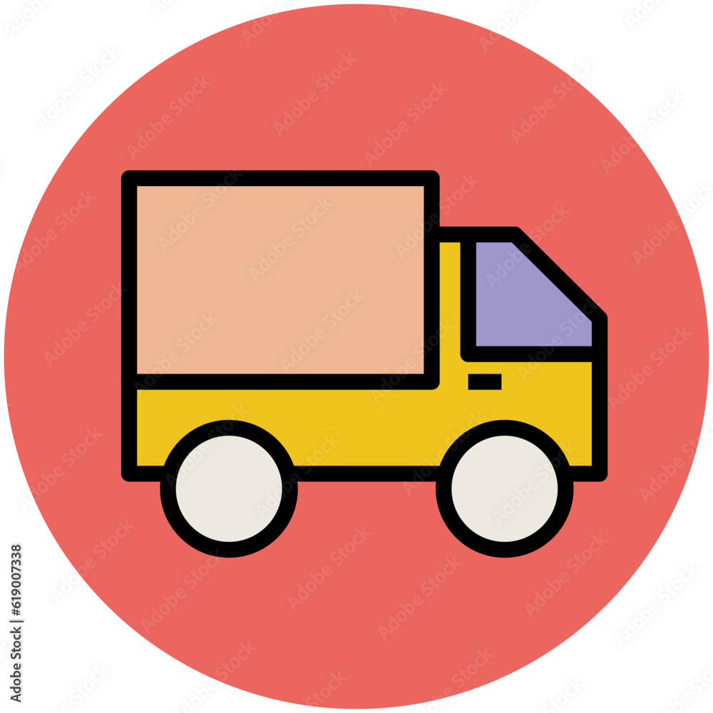 Flat Circular Transportation Vector Icons
Flat Circular Transportation Vector Icons