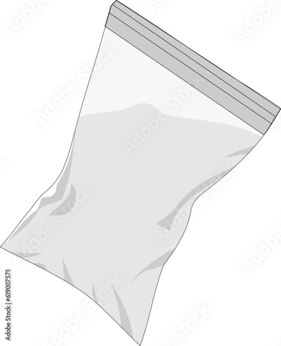 마약 봉투 벡터 일러스트