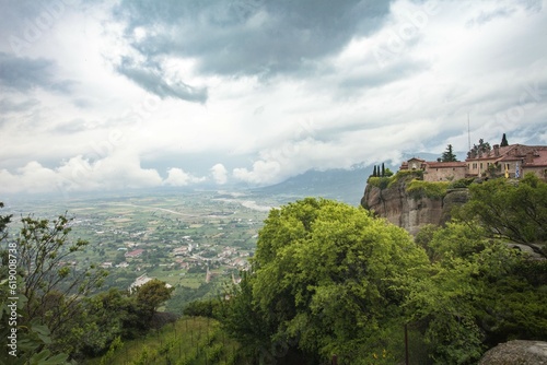 The best veiw dosend depent on shunshine, Cloudy weather over Meteora