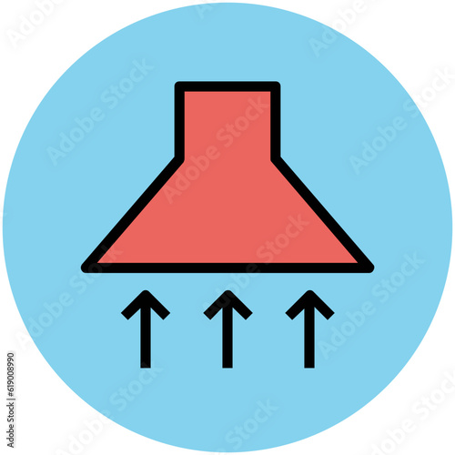 Get this flat icon of hood 