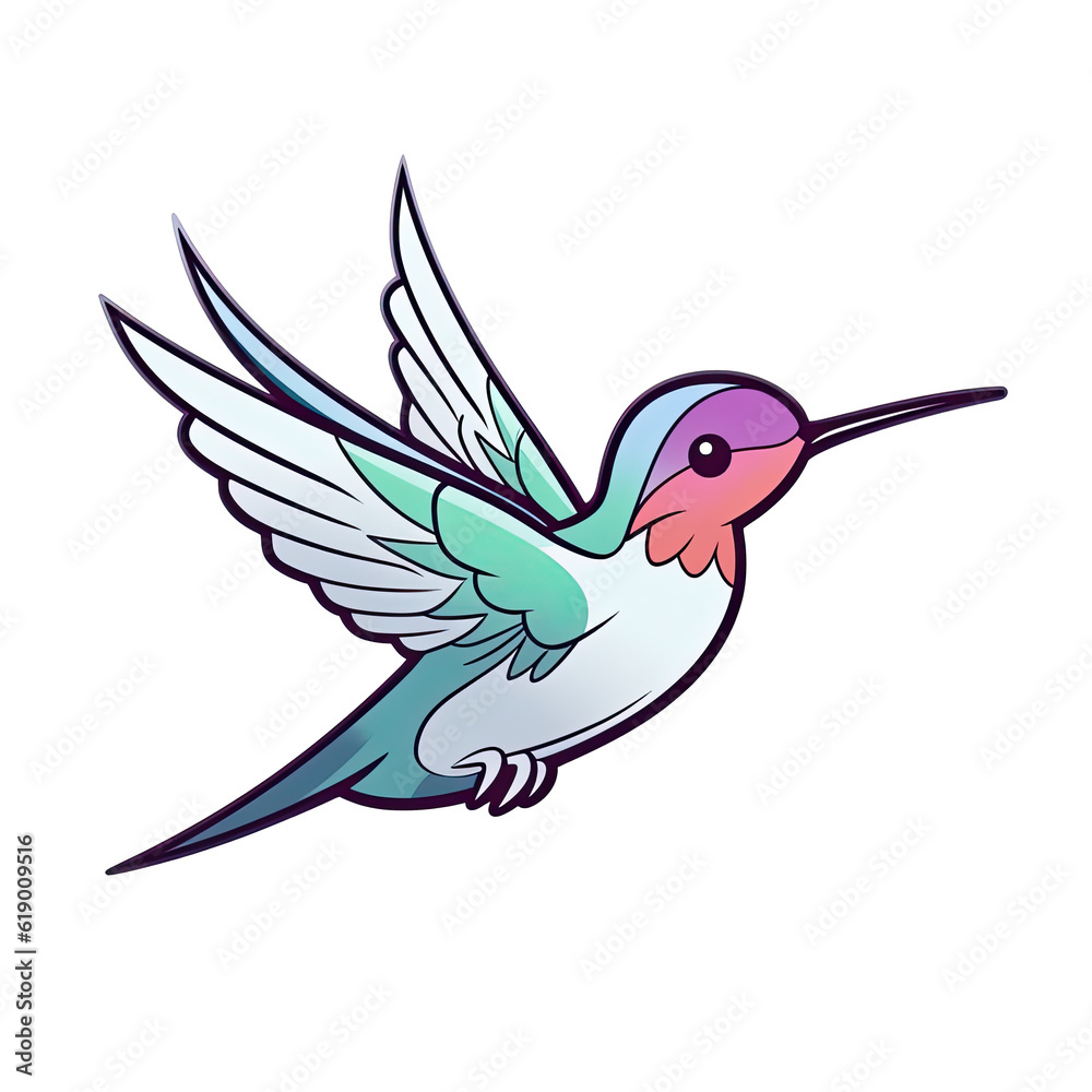 Fototapeta premium Hummingbird Generative AI