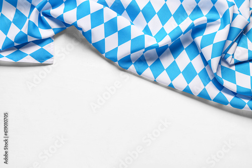 Flag of Bavaria on white background