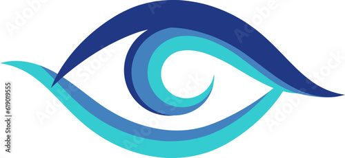 Abstract Eye Logo Element