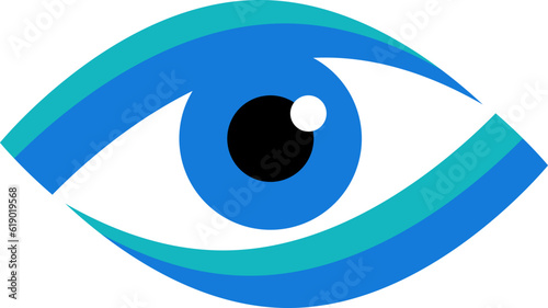 Abstract Eye Logo Element
