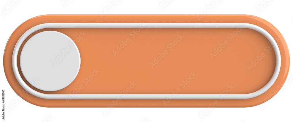 3D button. Empty button. 3D illustration. 3D button. Empty button. 3D illustration.