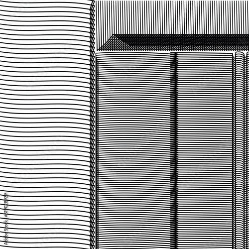 Various types of surfaces with linear and striped infills